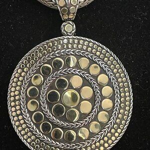 JOHN HARDY PENDANT LARGE 18K 925 MEN OR WOMEN